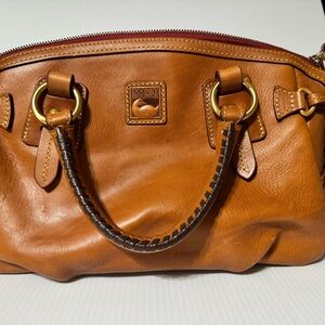 Dooney & Bourke Tan Leather mail satchel